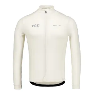 VELODROM VCC Thermal Long Sleeve Jersey AW23 - Classic Off White