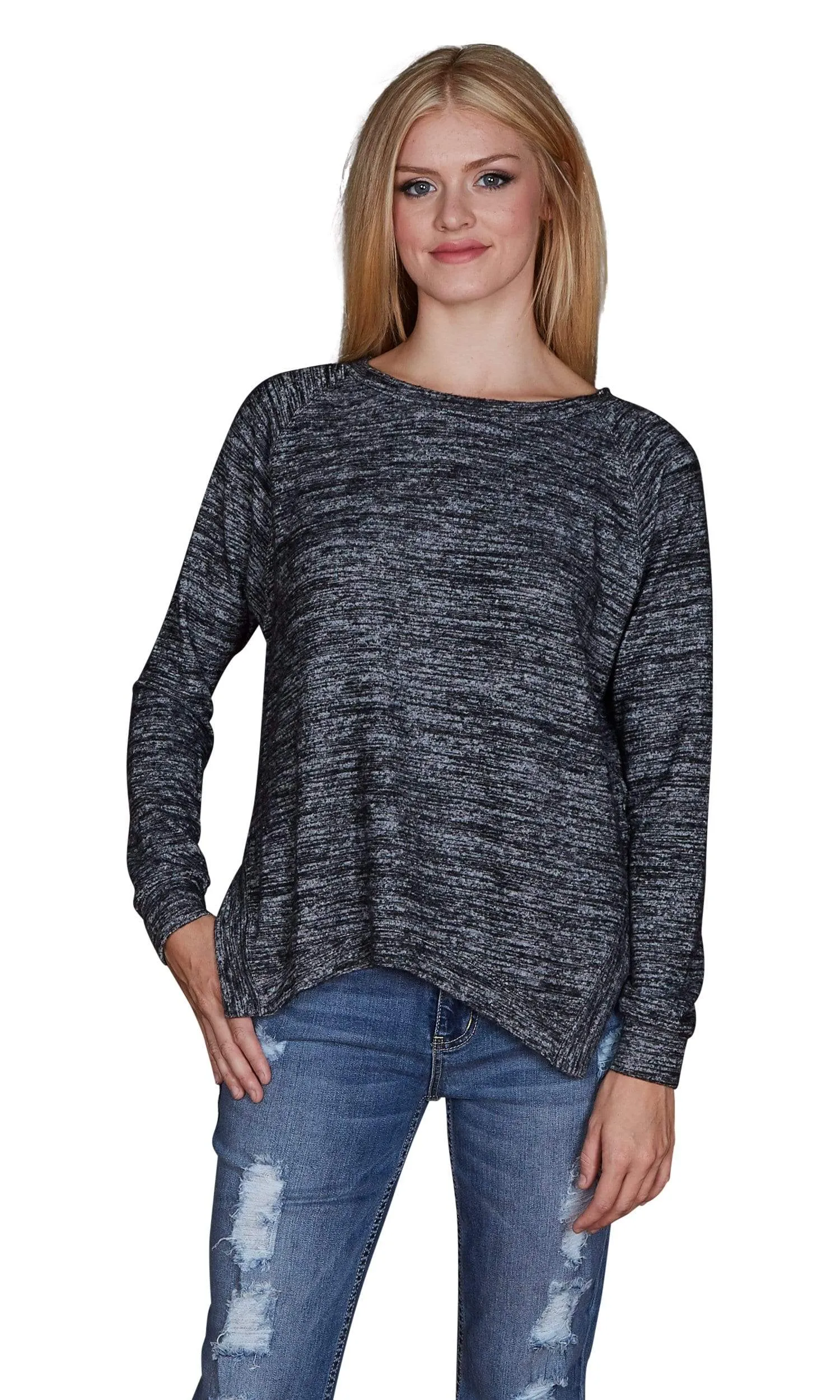 Velvet by Graham & Spencer Cade Cozy Jersey Crewneck Top