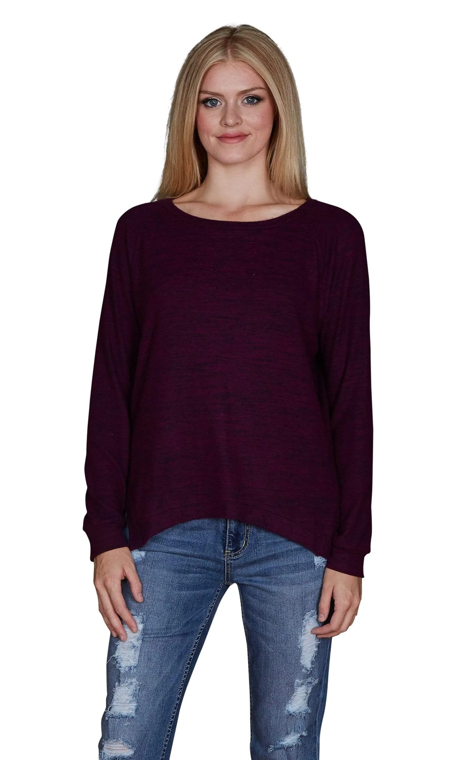 Velvet by Graham & Spencer Cade Cozy Jersey Crewneck Top