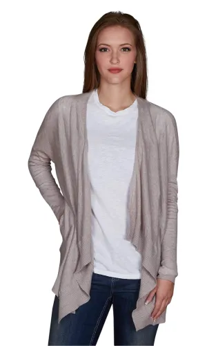 Velvet by Graham & Spencer Esmeralda Lux Cotton Drape Cardigan