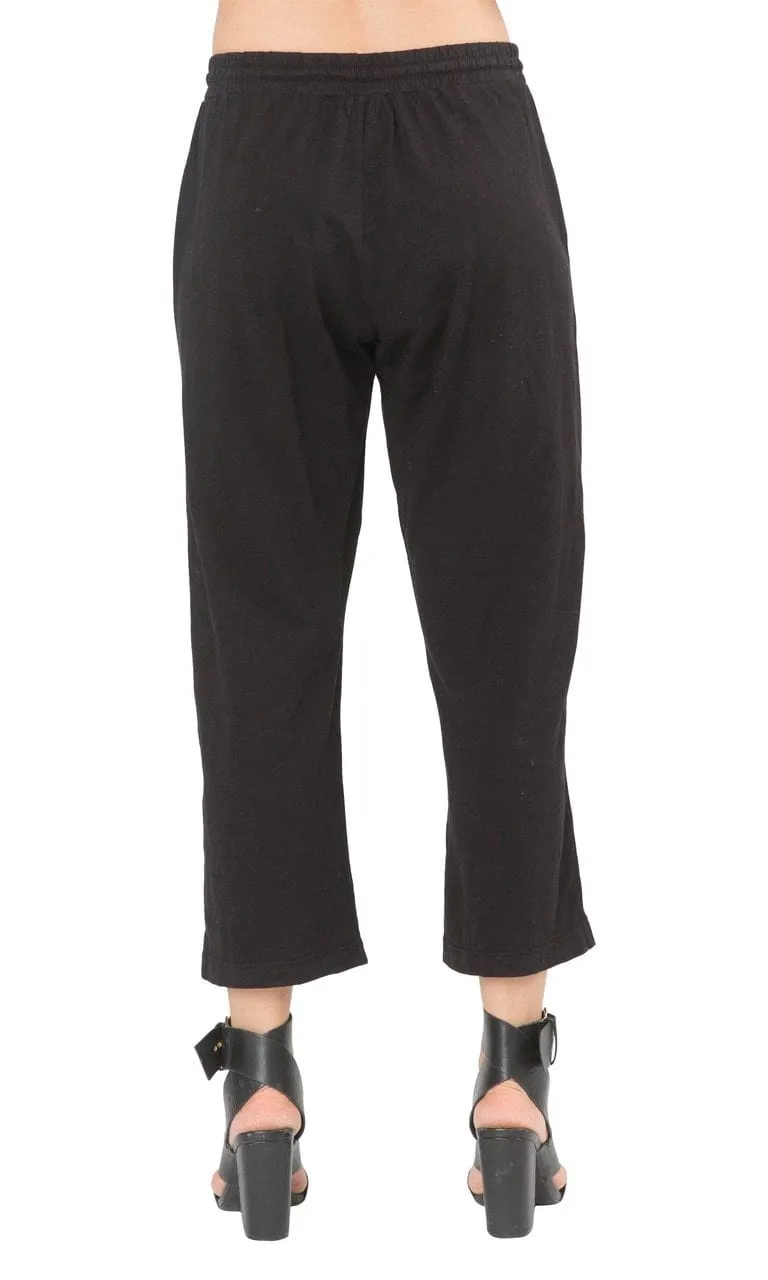 Velvet by Graham & Spencer Phoebe Cotton Slub Cropped Pants