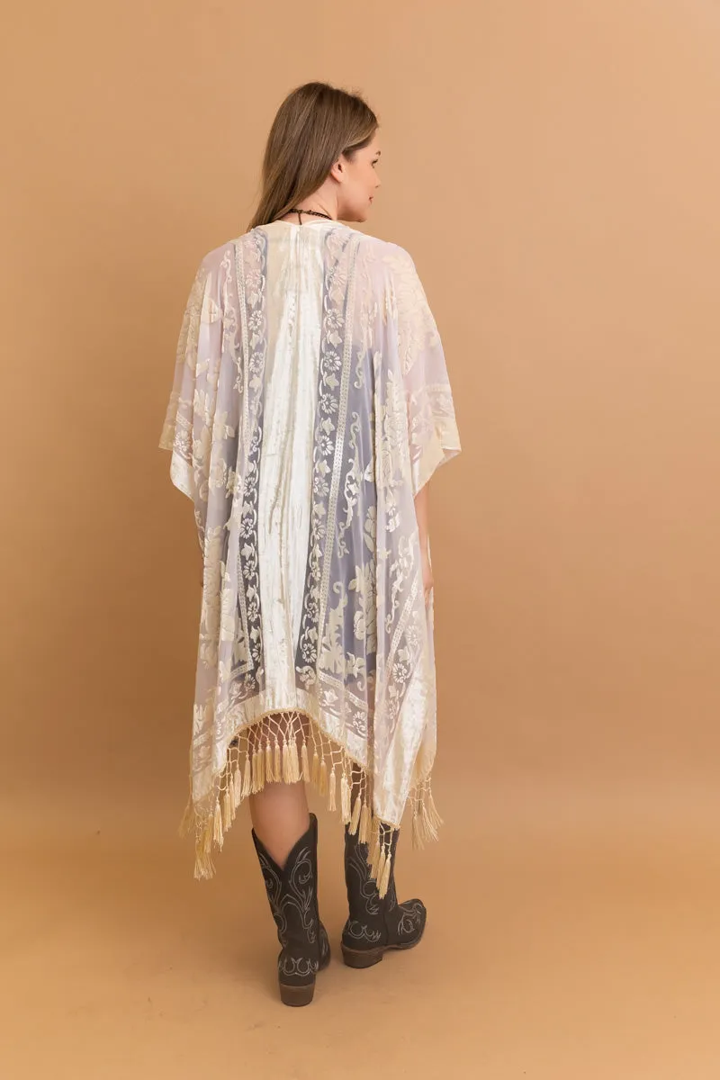 Velvet Dream Mesh Tapestry Kimono