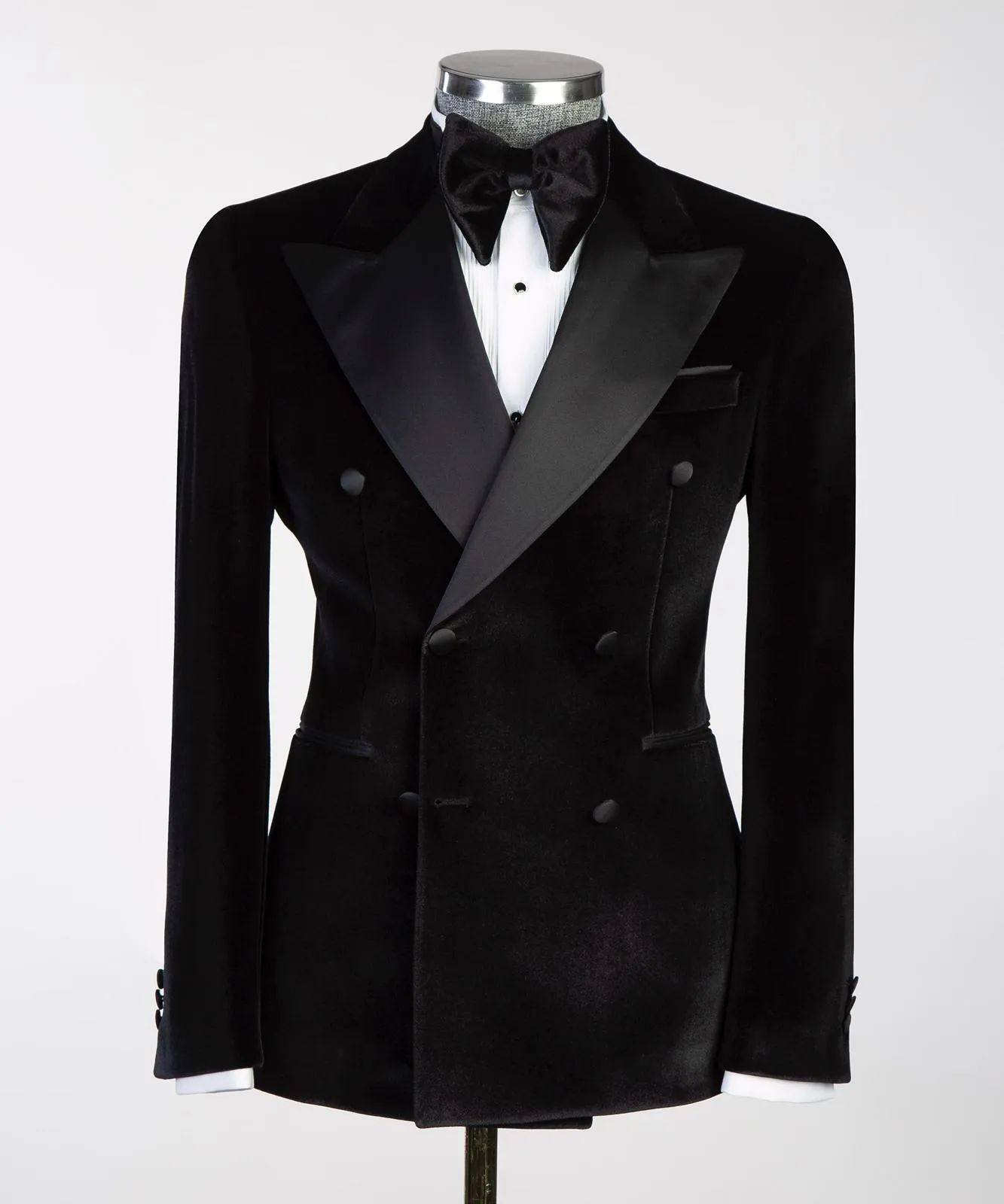 Velvet Tuxedo Jacket Black