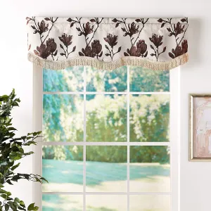 Venetian Collection Decorative Vintage Decorative Window Treatment Rod Pocket Curtain Straight Valance