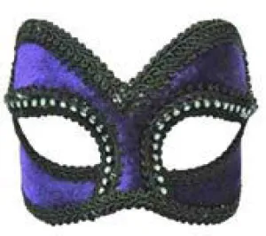 Venetian Eyemask Purple and Black