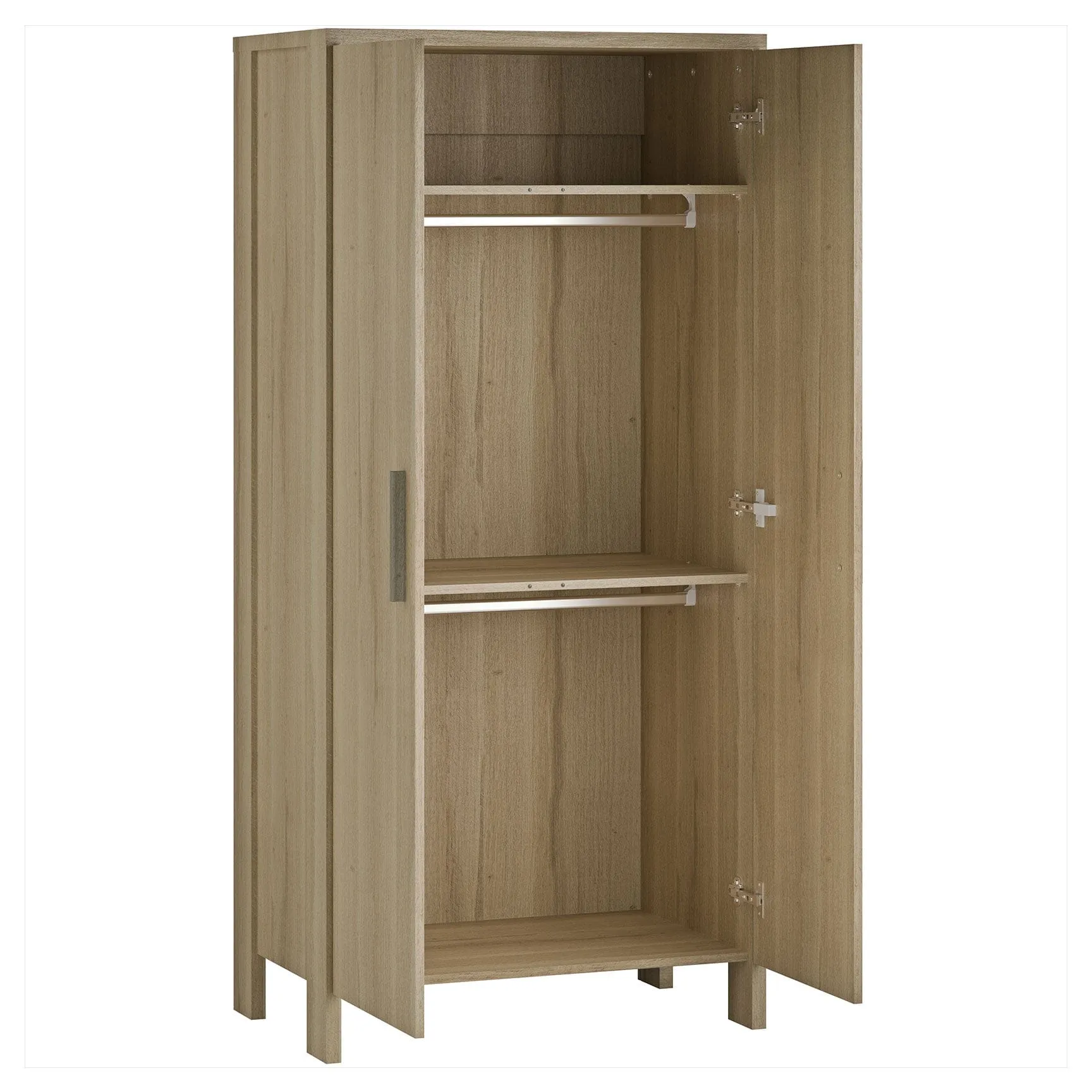 Venicci Forenzo 2 Piece Wardrobe Roomset in Honey Oak