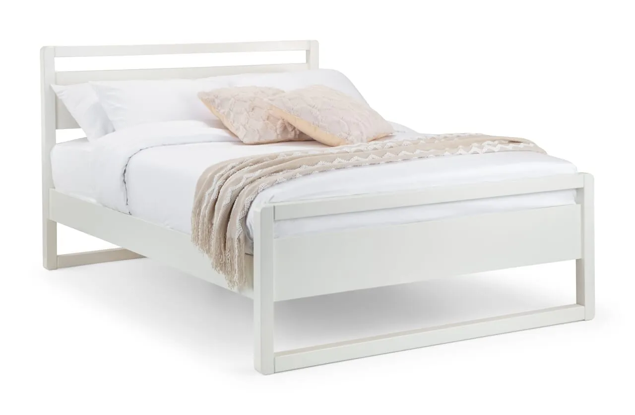 Venice Bed Frame 135Cm - Surf White