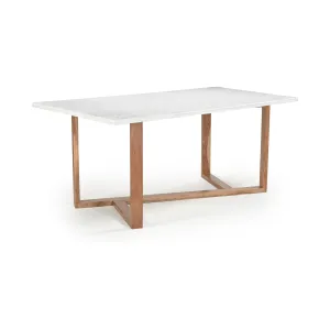 VENTURA Brown Acacia Dining Table