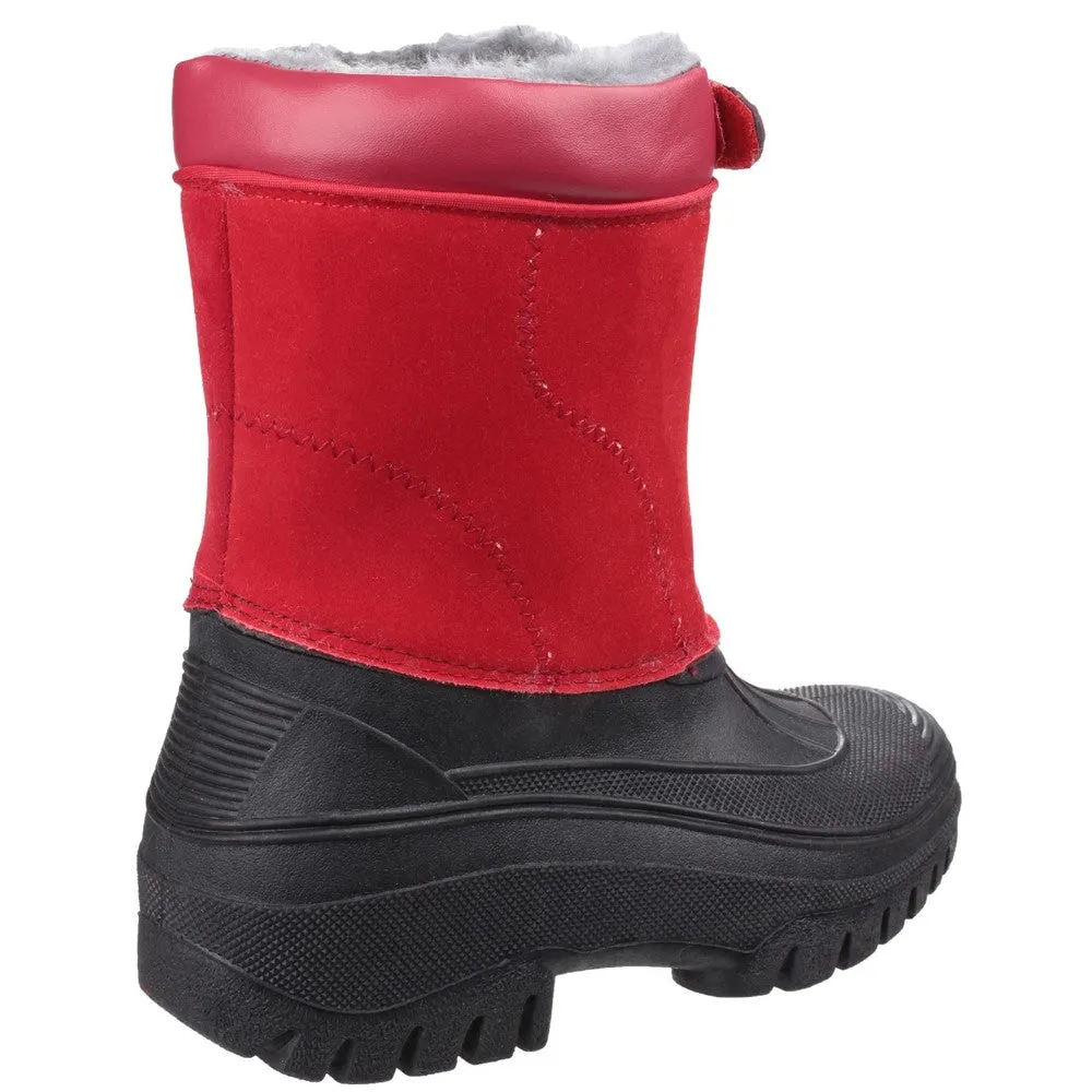 Venture Waterproof Winter Boots Red