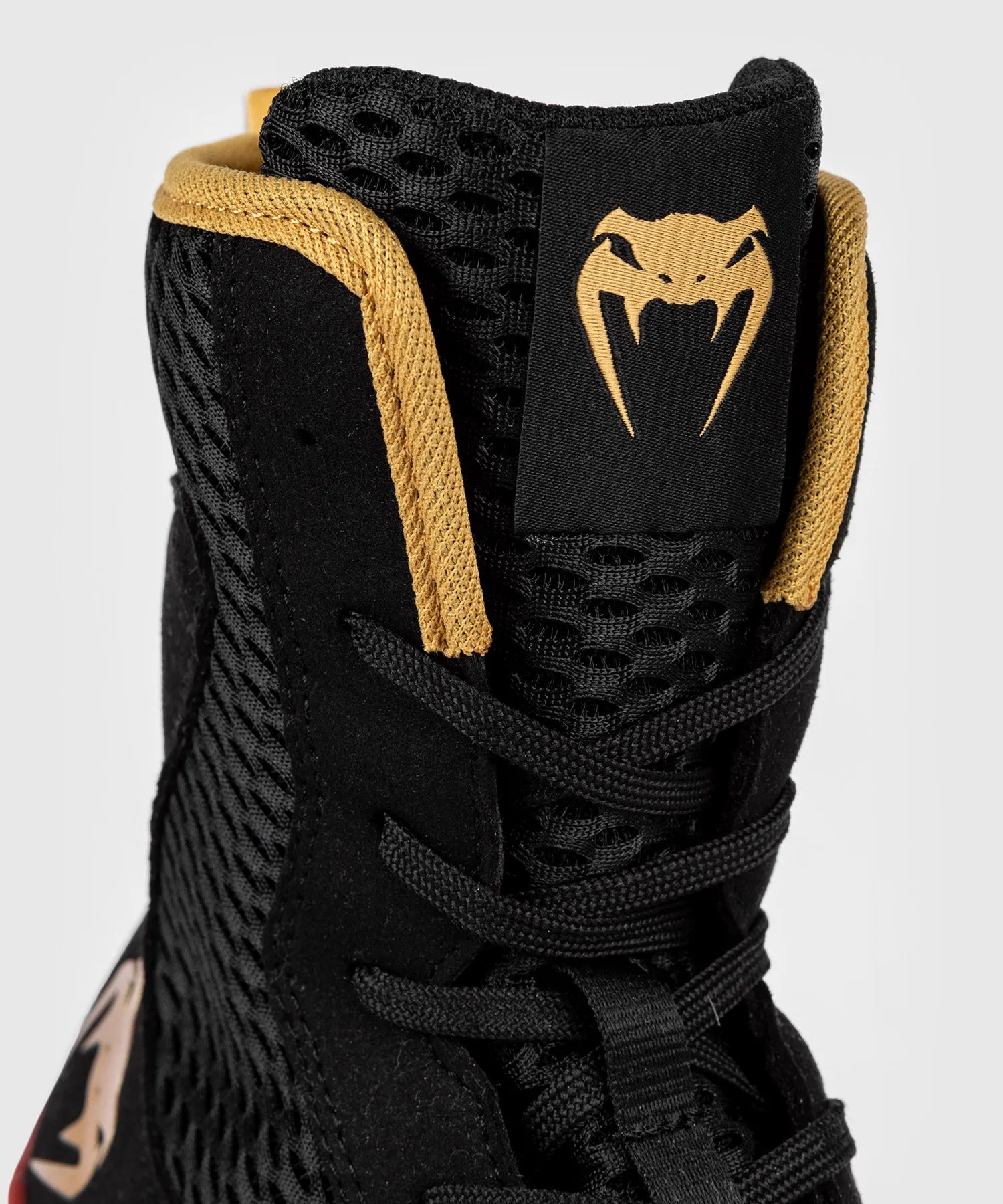 Venum Contender Boxing Shoes - Black/Gold/Red