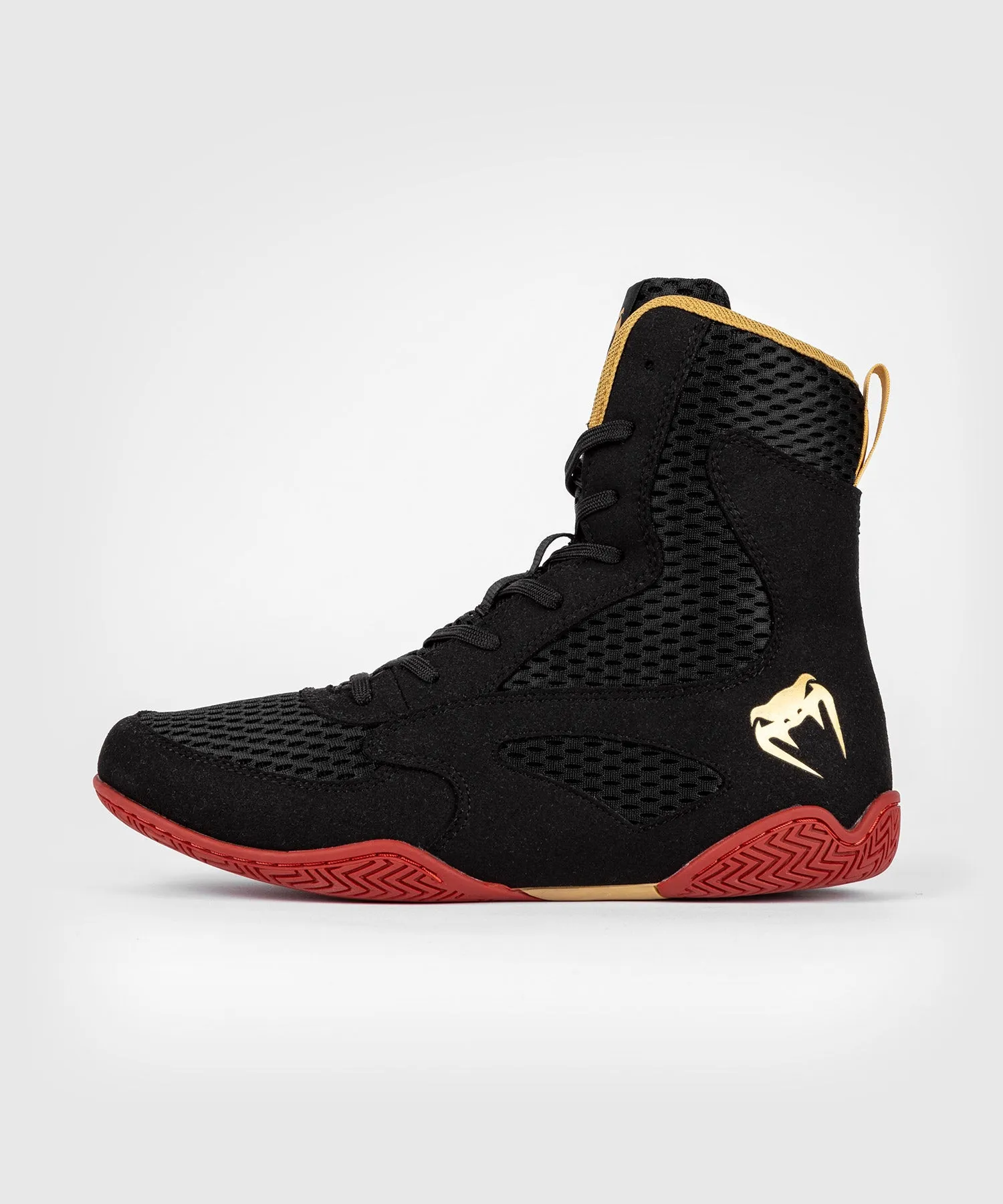 Venum Contender Boxing Shoes - Black/Gold/Red