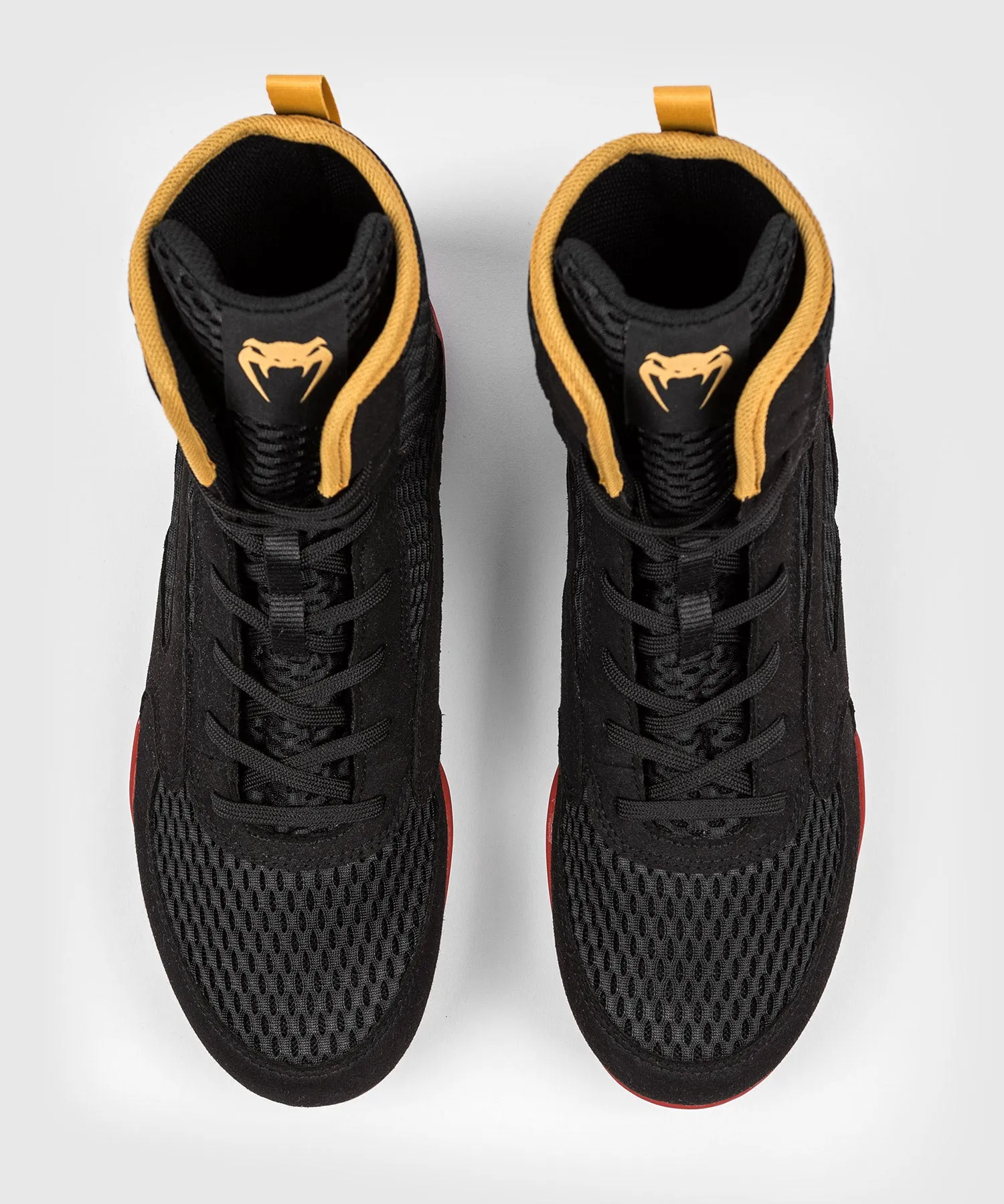 Venum Contender Boxing Shoes - Black/Gold/Red