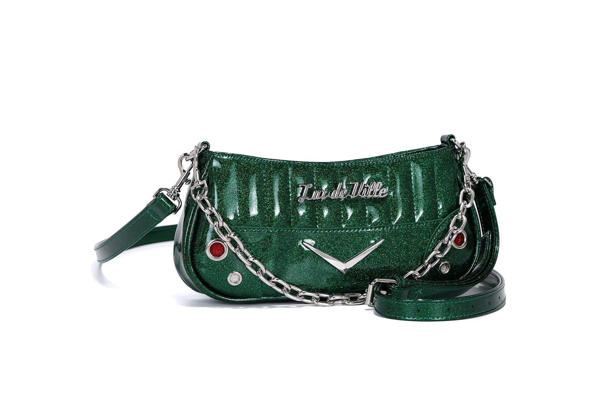 Venus Green Sparkle Hotrod Tiny Tote