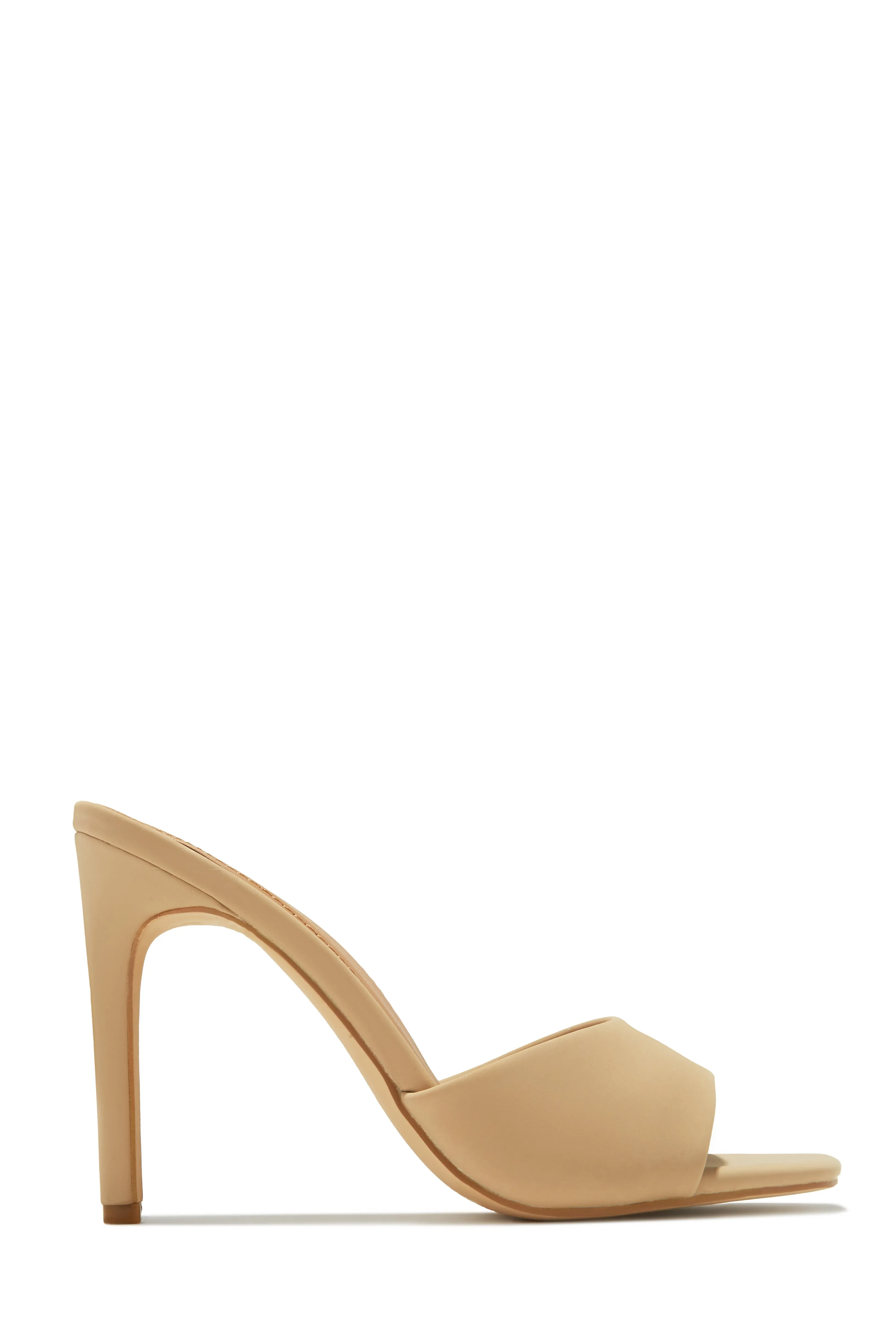 Verena High Heel Mules - Clear