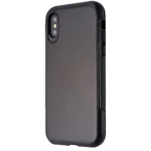 Verizon Genuine Leather Hard Case for Apple iPhone Xs and iPhone X - Black