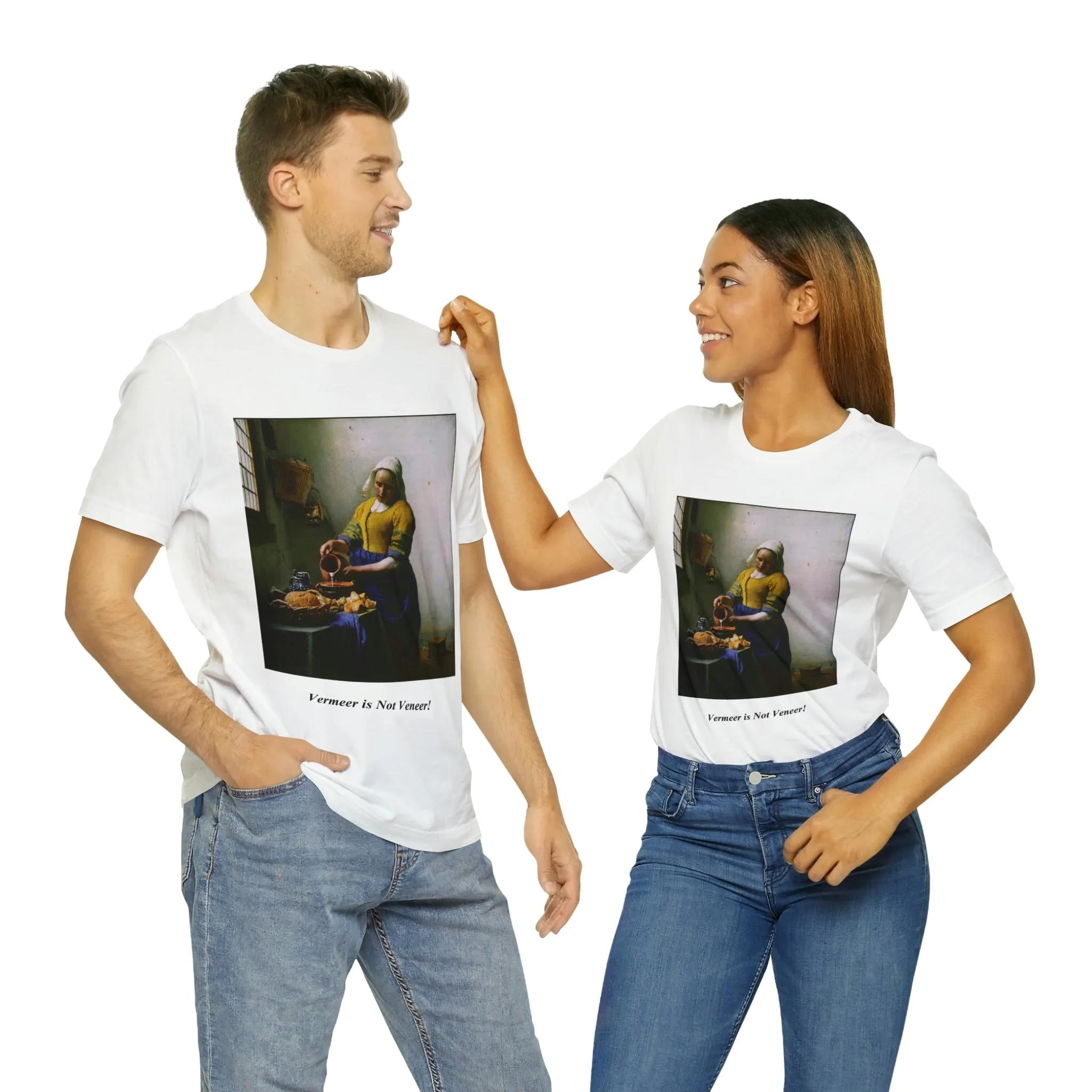 Vermeer is not Veneer - Unisex Jersey Short Sleeve Tee