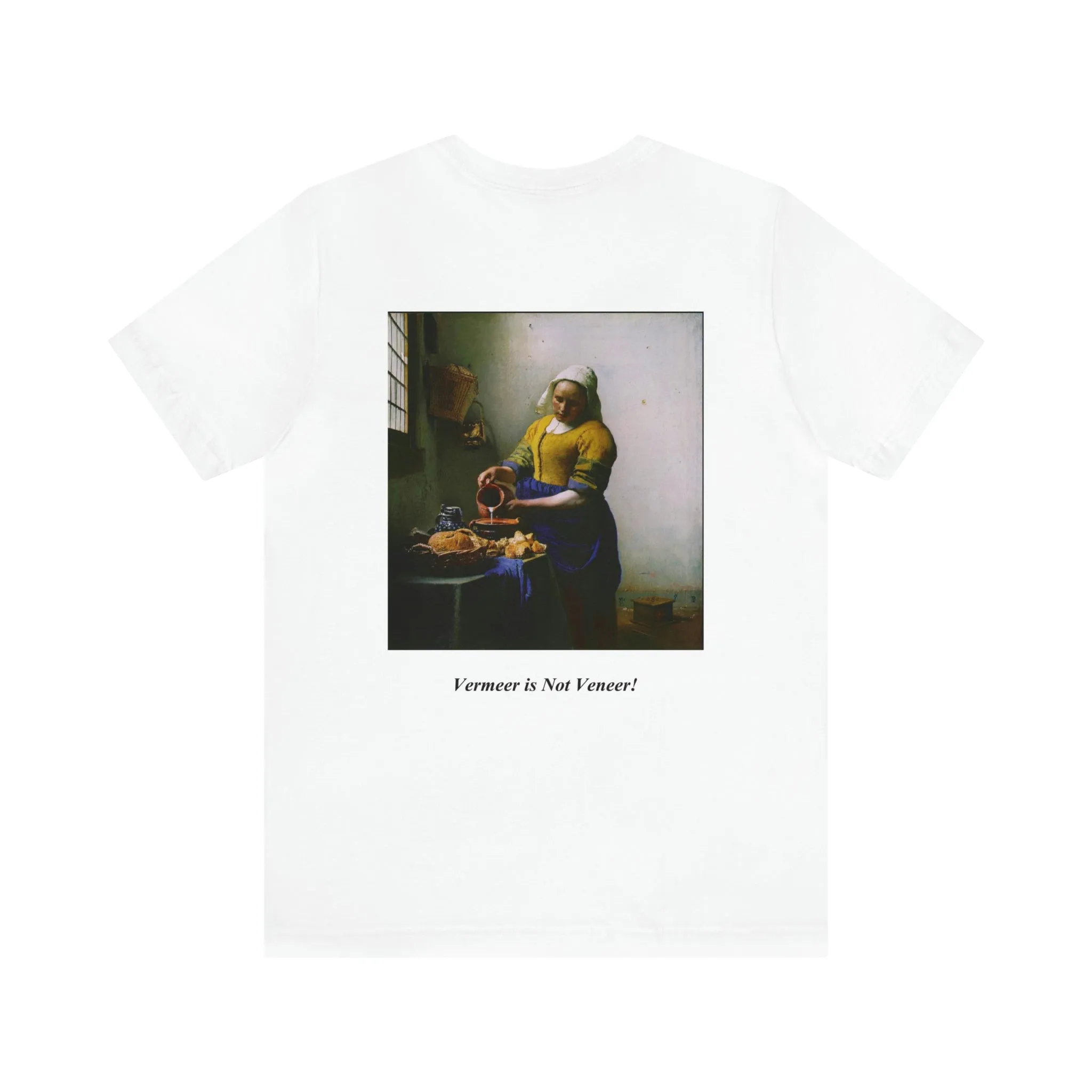 Vermeer is not Veneer - Unisex Jersey Short Sleeve Tee