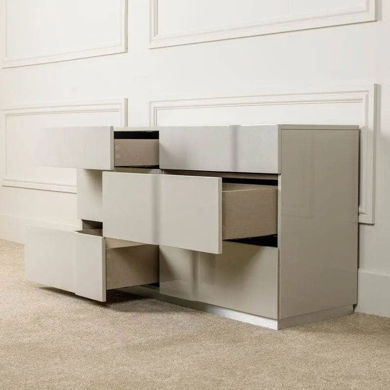 Verona 6 Drawer Dresser - Cashmere