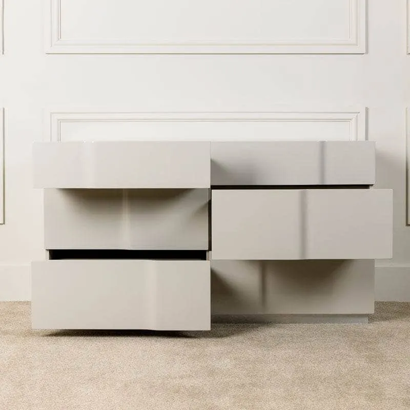 Verona 6 Drawer Dresser - Cashmere