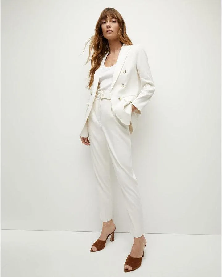 Veronica Beard Bexley Stretch Linen Dickey Jacket