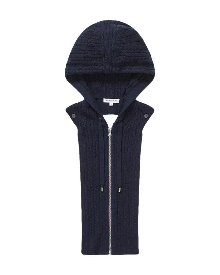 Veronica Beard Bunny Cashmere Hoodie Dickey