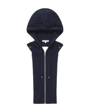 Veronica Beard Bunny Cashmere Hoodie Dickey