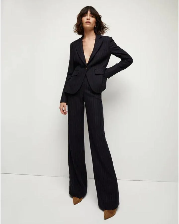 Veronica Beard Tonelli Pinstriped Pant