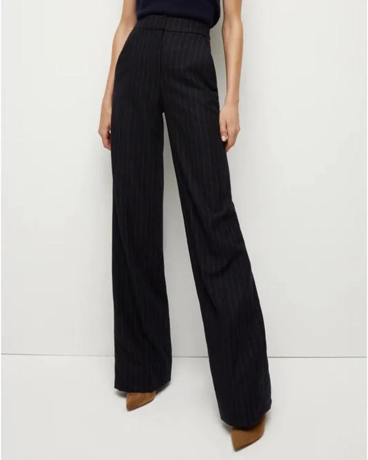 Veronica Beard Tonelli Pinstriped Pant