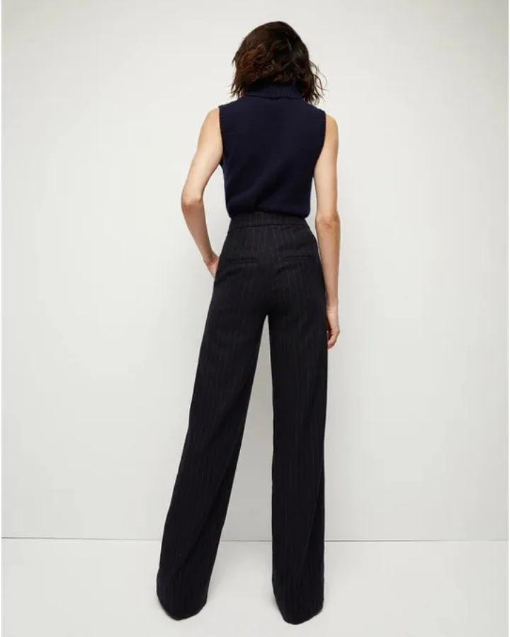 Veronica Beard Tonelli Pinstriped Pant