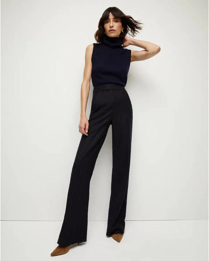 Veronica Beard Tonelli Pinstriped Pant