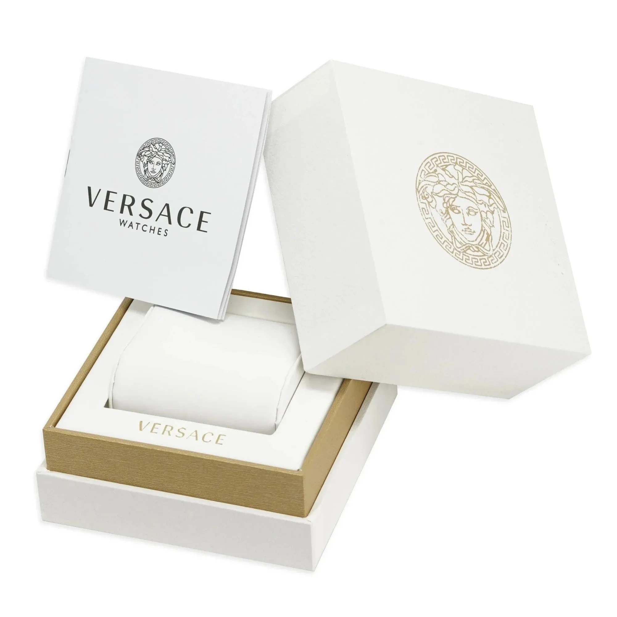 Versace V-Motif Ladies Gold Watch VERE02120