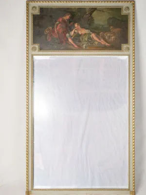 Very Large Early 20th-Century Louis XVI-Style Trumeau Mirror