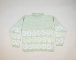 Very Light Blue Christmas-Medium Christmas Sweater