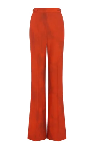 Vesta Flare Pant in Spice Virgin Wool