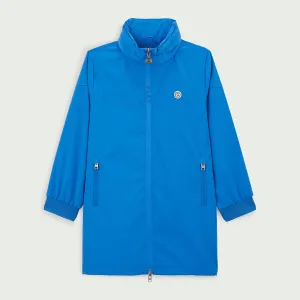 Veste longue coupe-vent Junior bleu royal PLAY