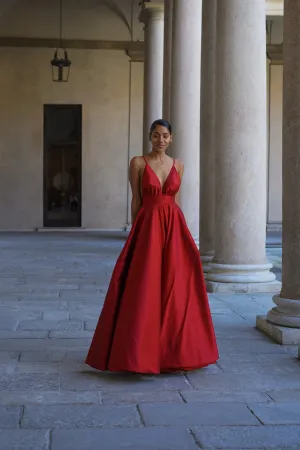 VESTIDO PRINCESA VERMELHO