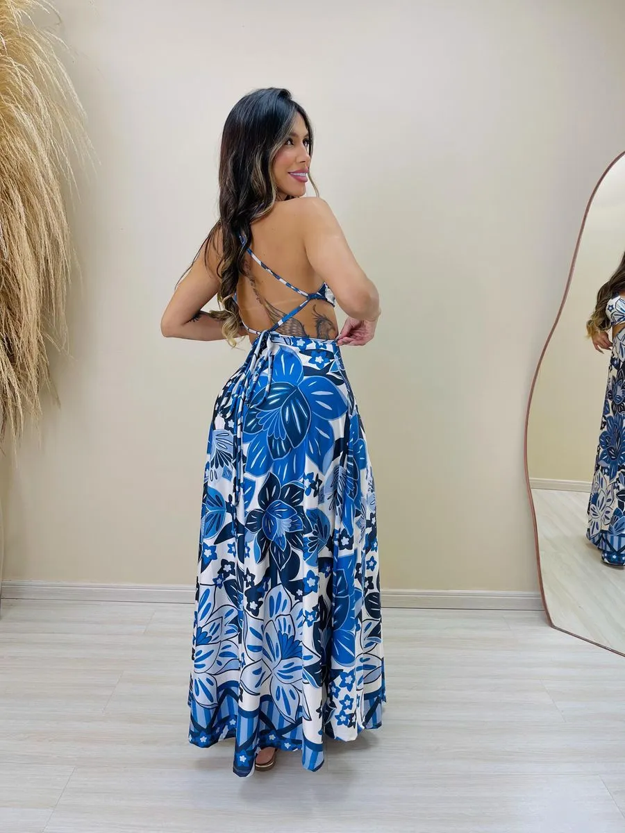 Vestido Thais Flor do Oceano (5123)