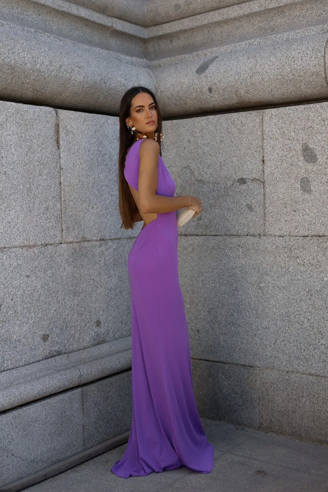 VESTIDO VIOLETA LONGO