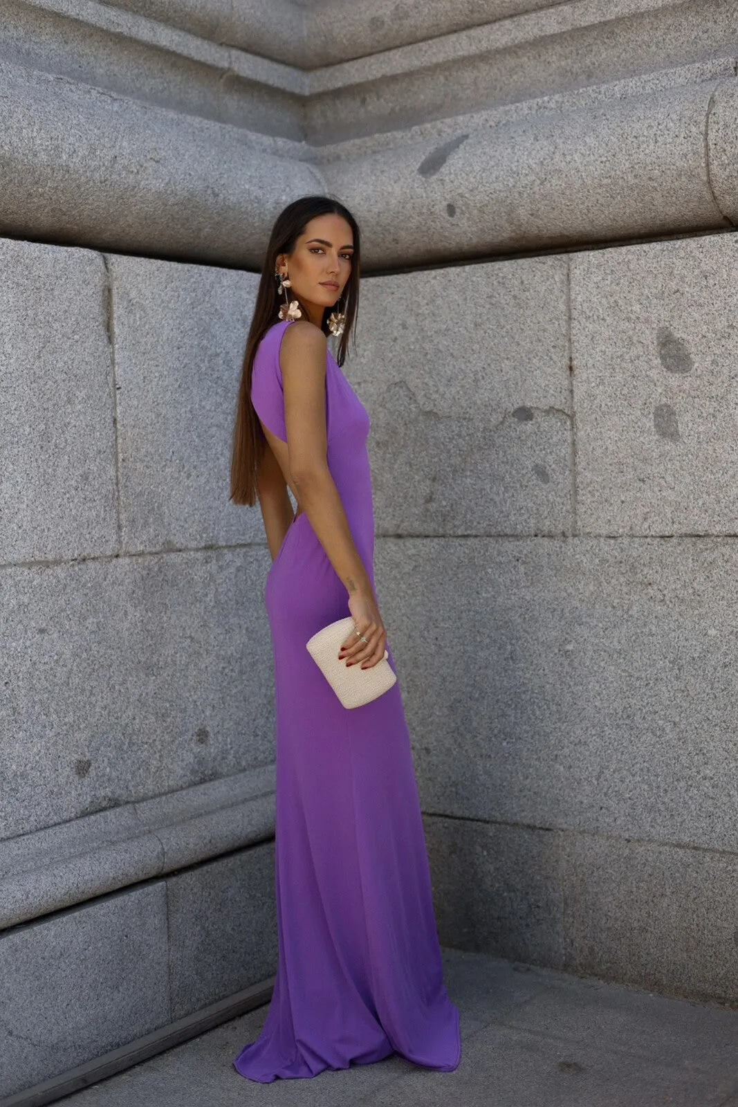 VESTIDO VIOLETA LONGO