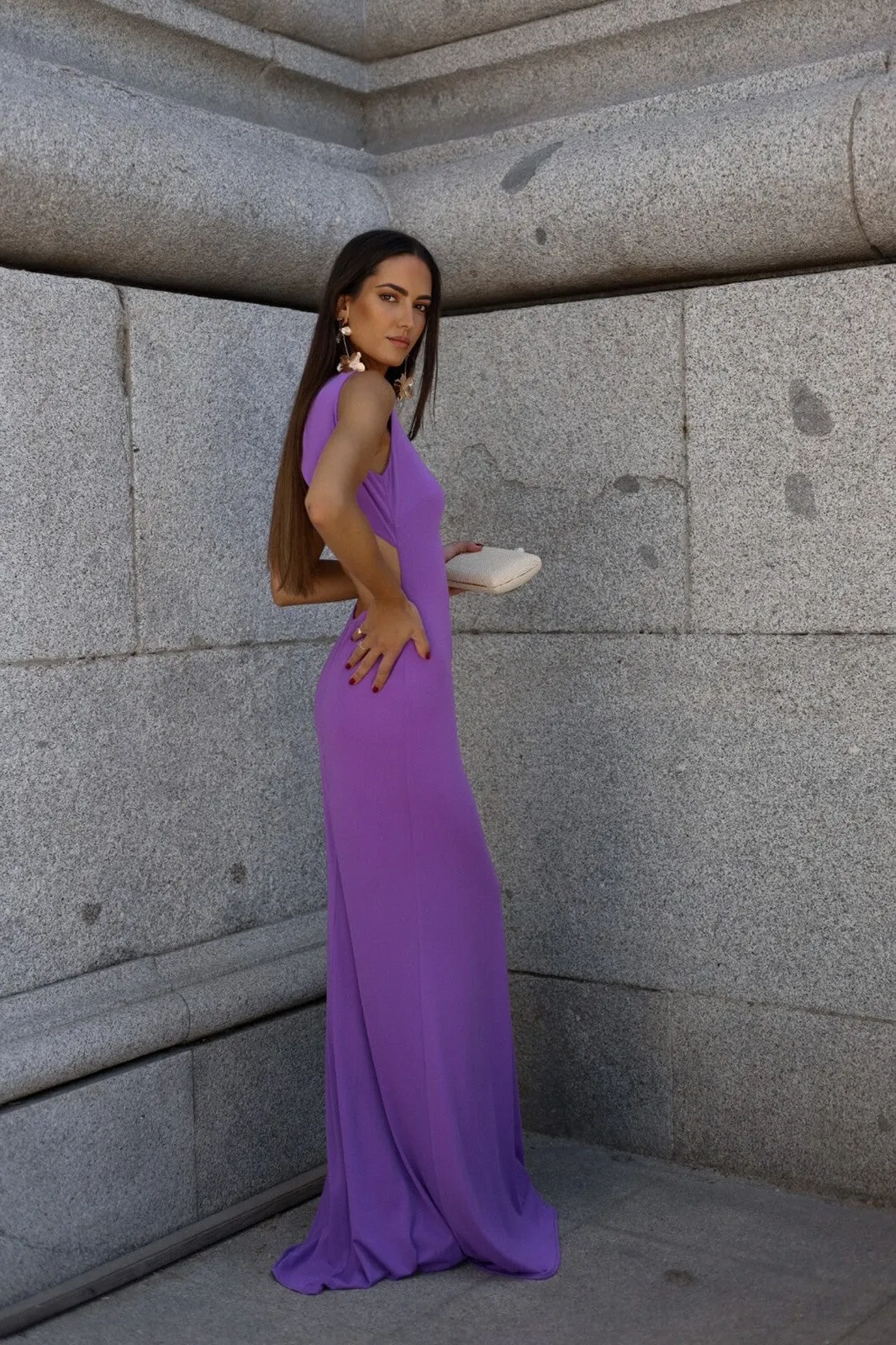 VESTIDO VIOLETA LONGO