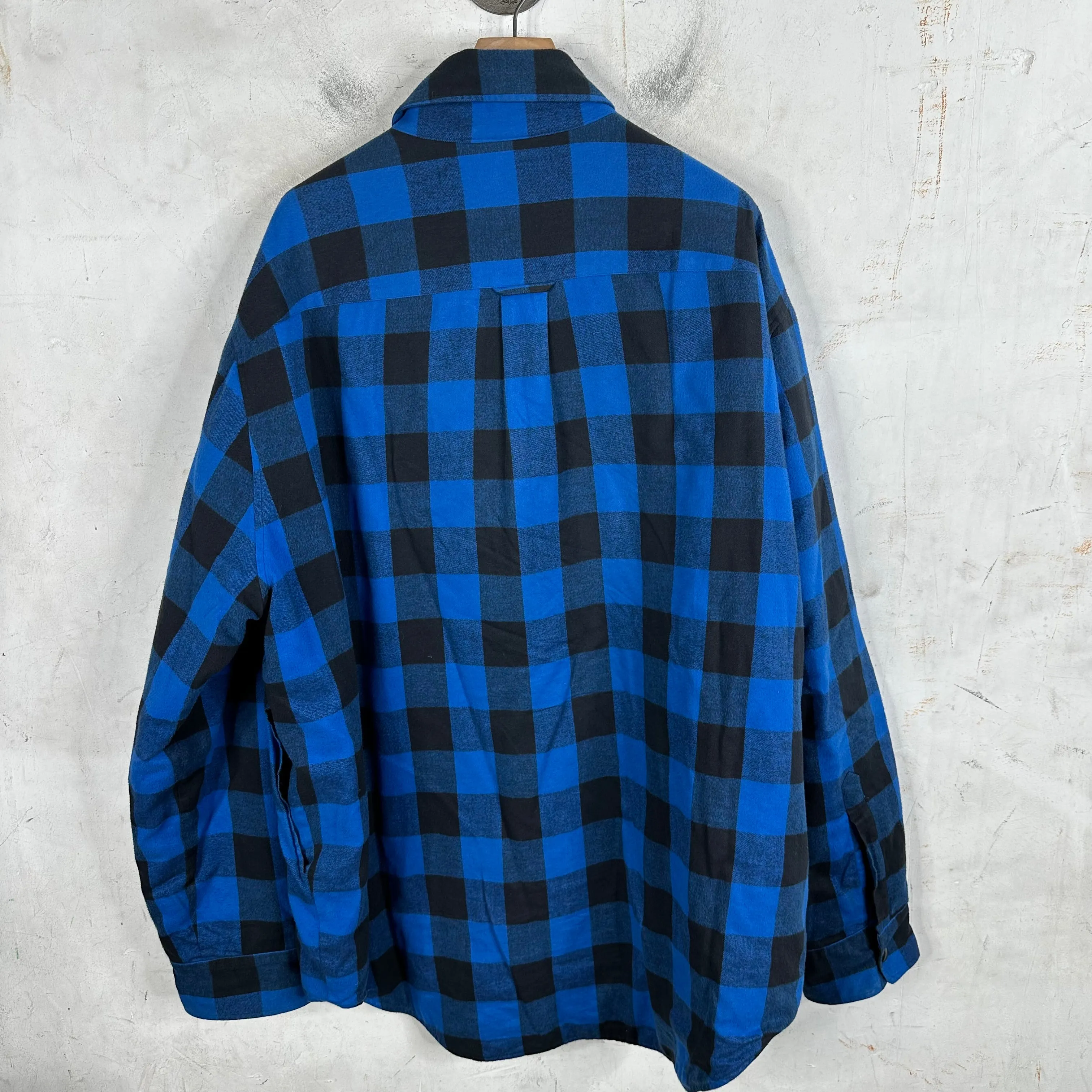 VETEMENTS Oversized Blue Chemises Flannel