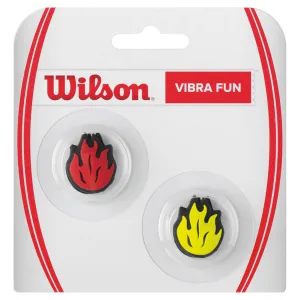 Vibra Fun Tennis Dampeners Red Fire and Yellow Fire