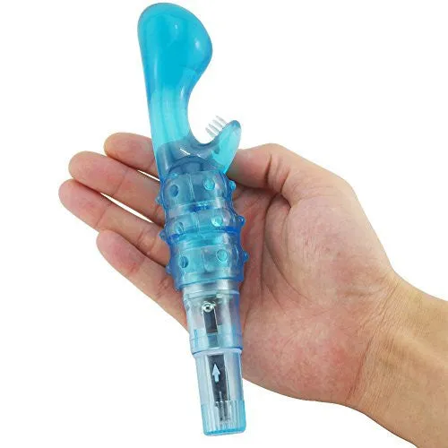 Vibrador para  Principiantes Curvo para Estimulacion de Punto G y Clitoris