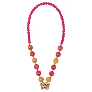 Vibrant Butterfly Necklace