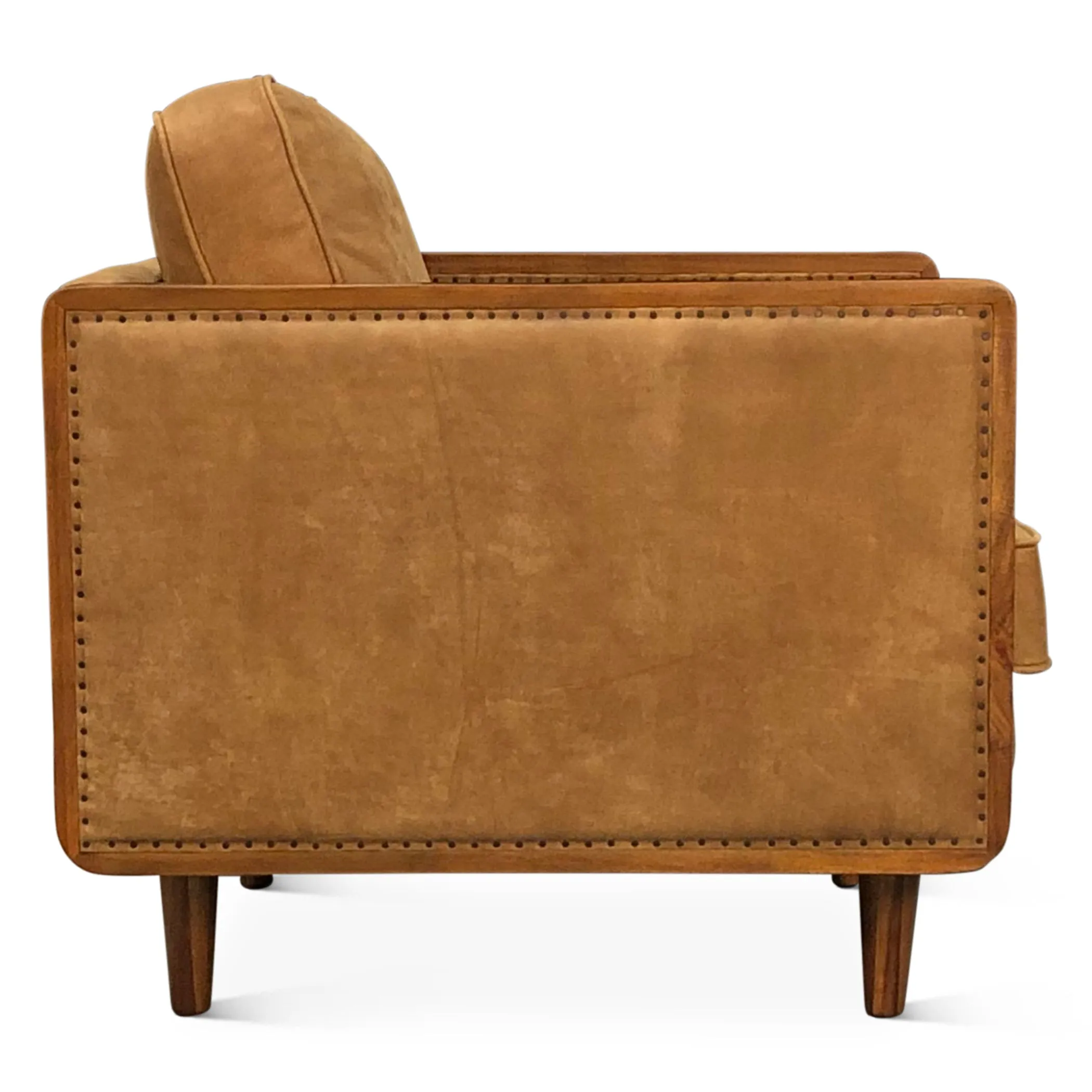 Victoria Arm Chair in Outback Tan Leather