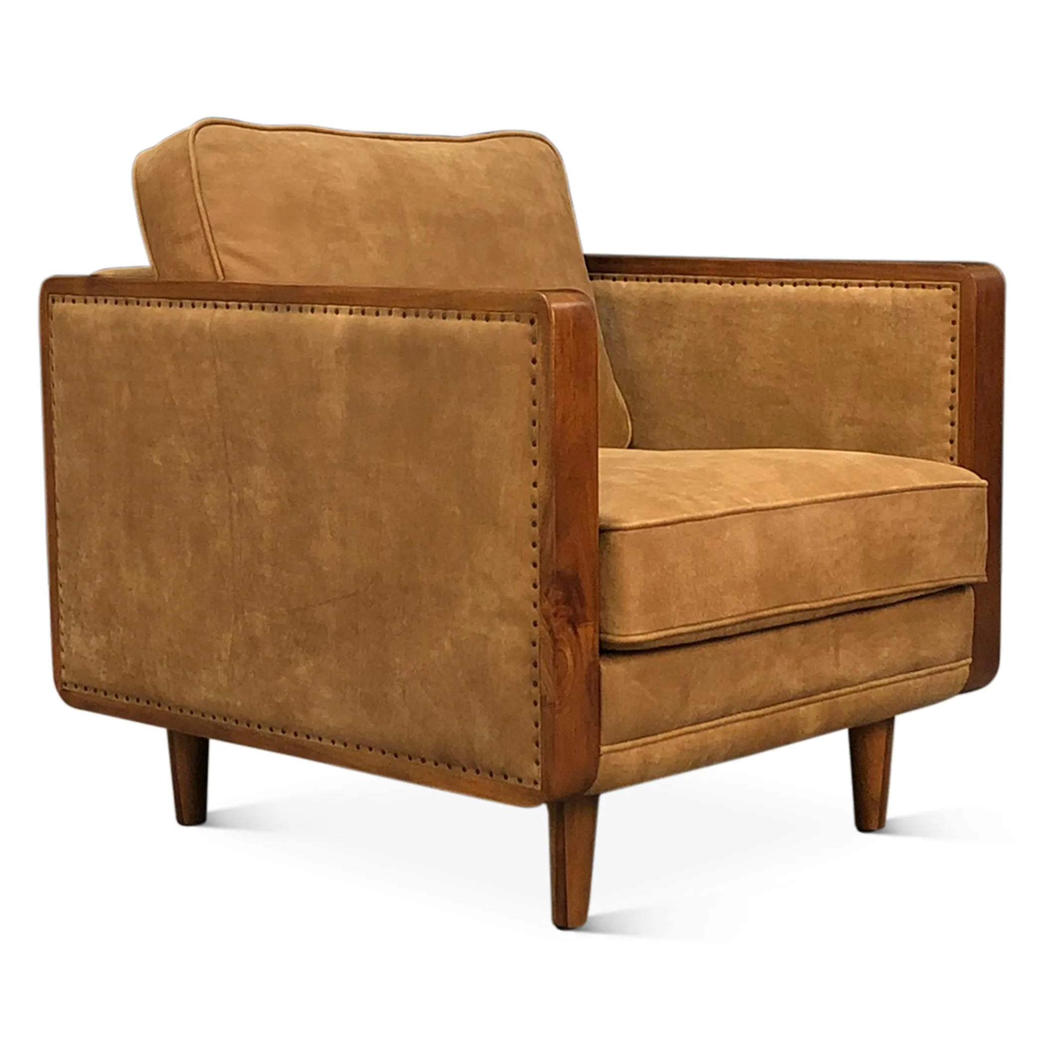 Victoria Arm Chair in Outback Tan Leather