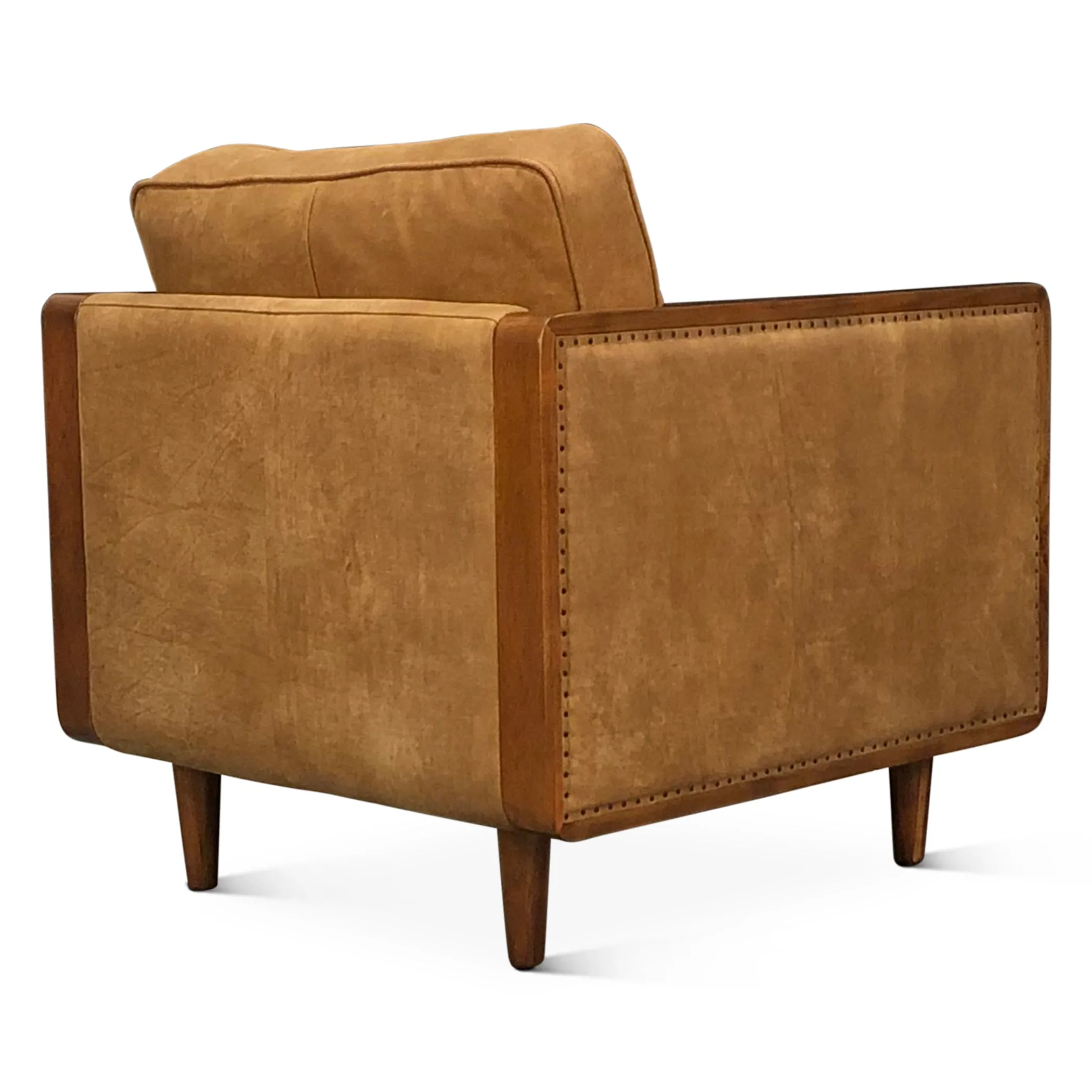 Victoria Arm Chair in Outback Tan Leather