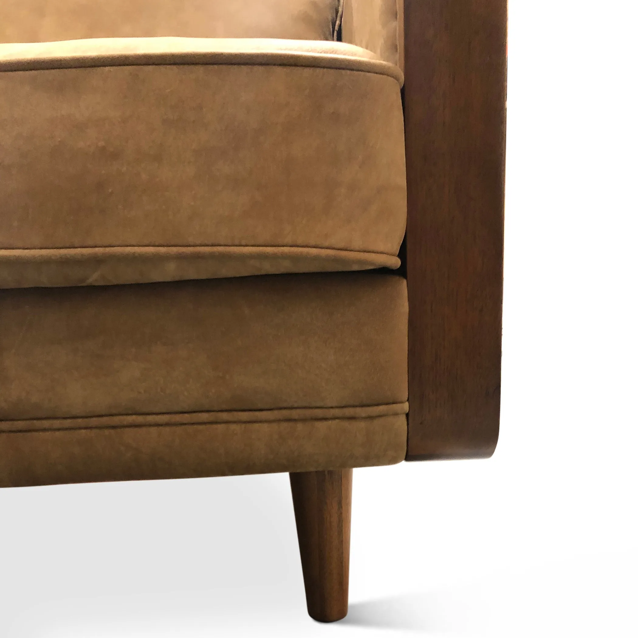 Victoria Arm Chair in Outback Tan Leather