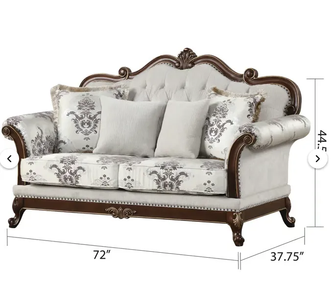 Victorian Classic Sofa, Loveseat, (2 PCS ONLY)