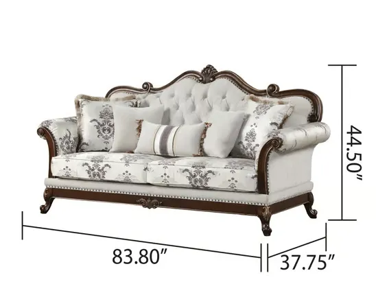 Victorian Classic Sofa, Loveseat, (2 PCS ONLY)